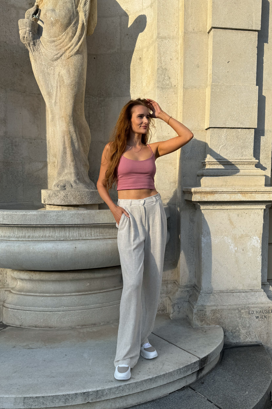 Elegantní kalhoty Midwaist