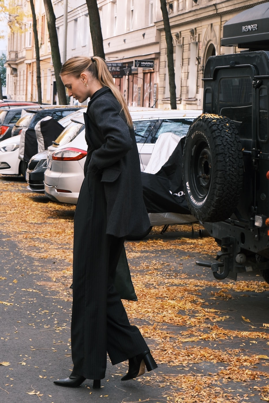 Oversized vlněné sako