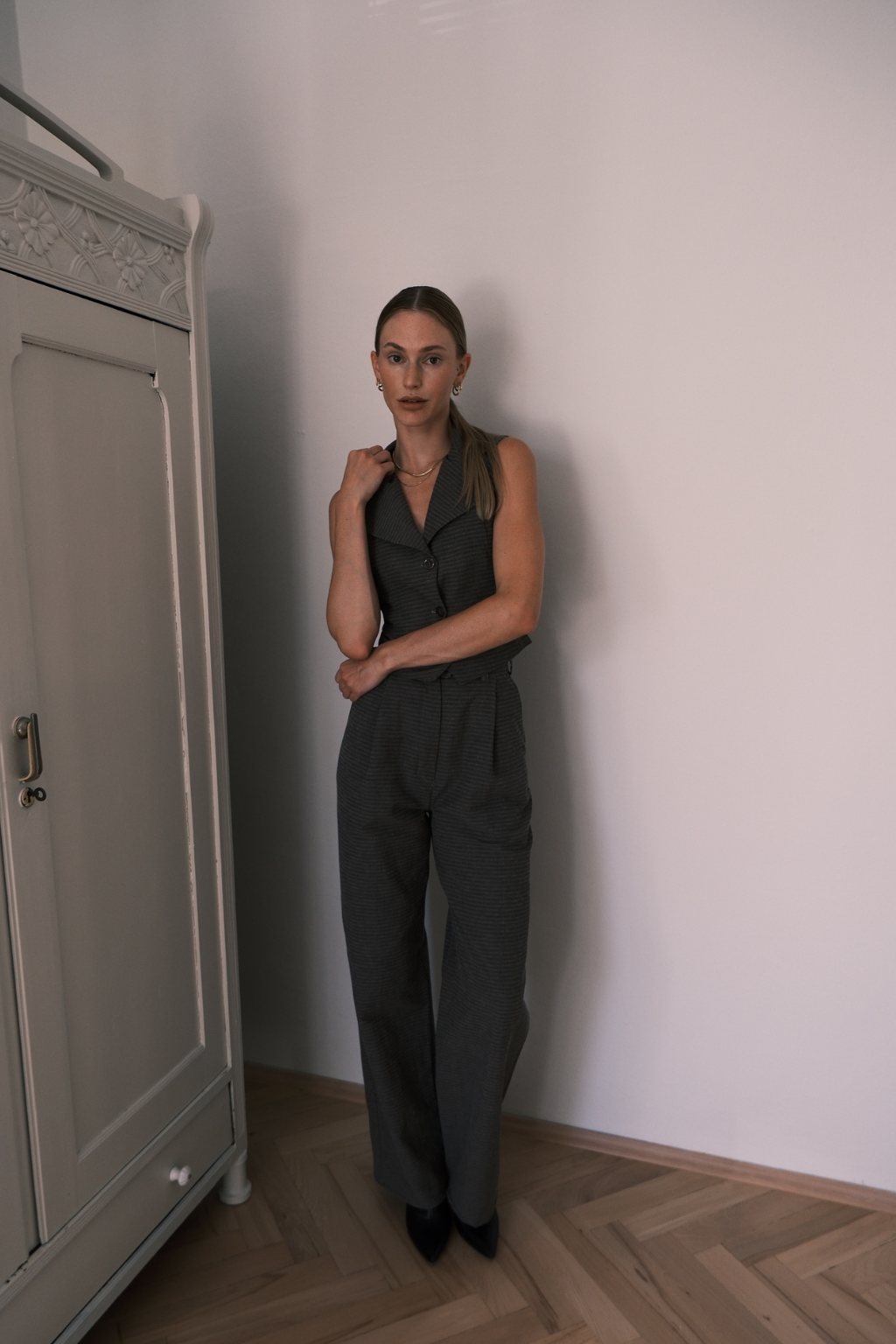 Elegantní kalhoty Highwaist Slim