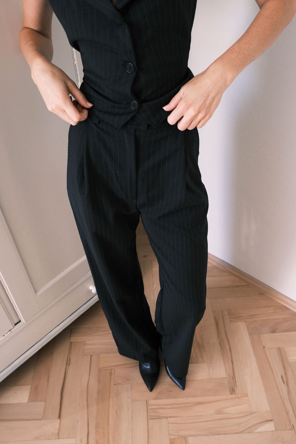 Elegantní kalhoty Highwaist Slim